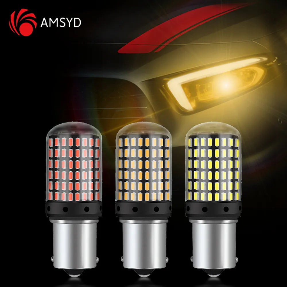 LED Bulbs 144smd CanBus Lamp Reverse Turn Signal Light: High Compatibility & Easy Installation  petlums.com white 1156 BA15S P21W CHINA