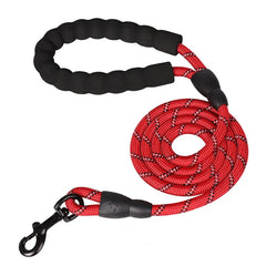 Reflective Strong Dog Leash for Small to Large Dogs: Night Visibility, Durable Nylon, Adjustable Length