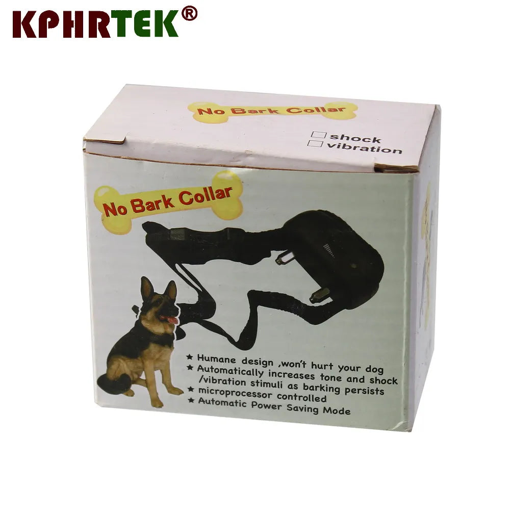 Automatic Anti Bark Training Collar with Vibration & Shock Technology  petlums.com Shock with 165A  